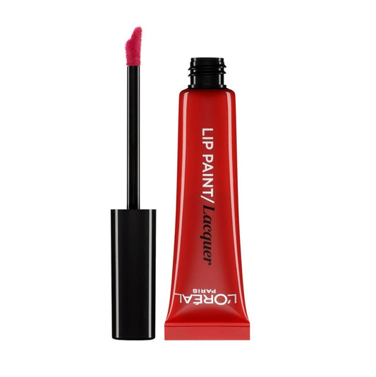 L'Oreal Infallible Lip Paint 105 Red Fiction – Bold Red, High Shine