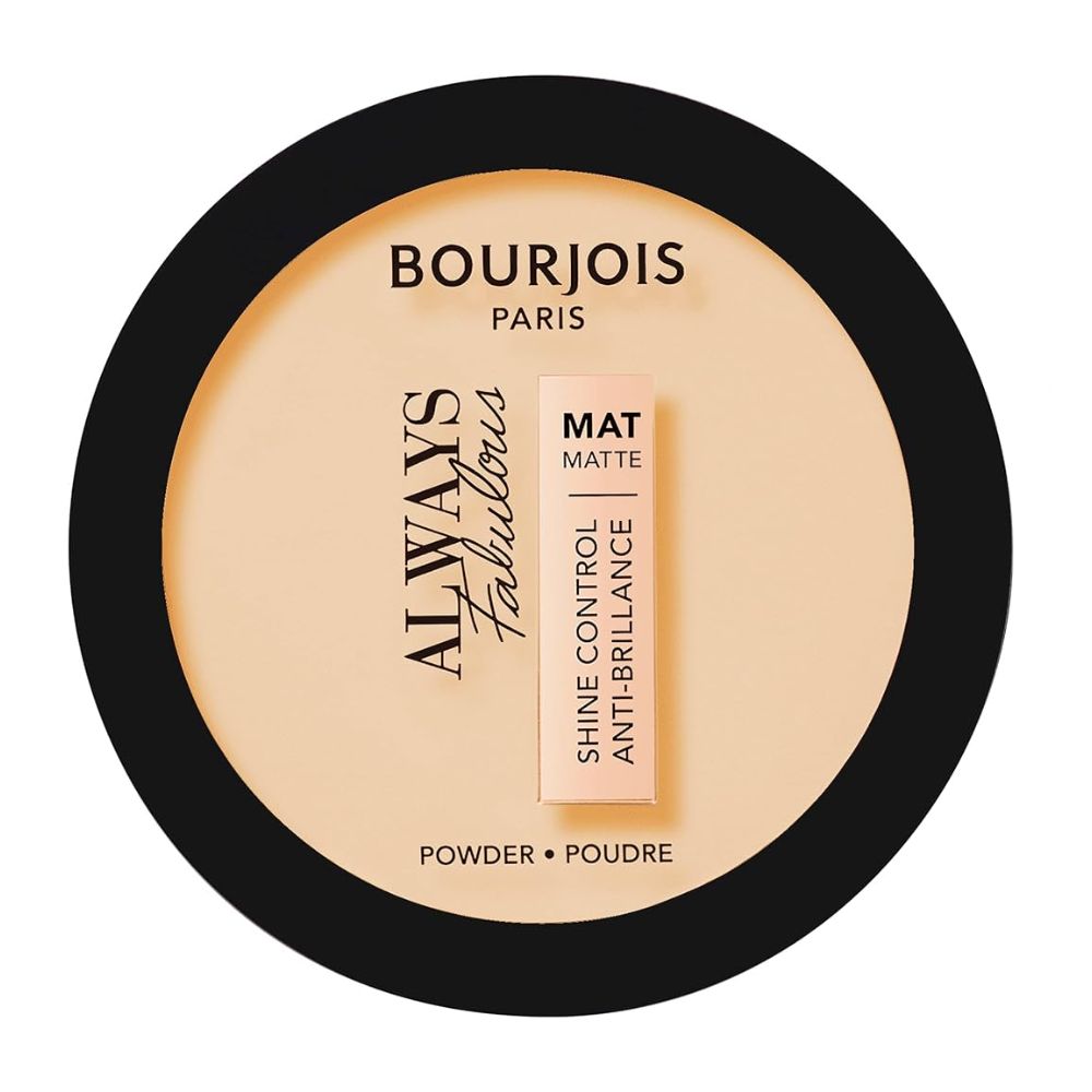 Bourjois Always Fabulous Matte Pressed Powder – Oil Control, Shine-Free