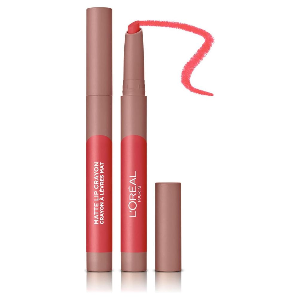 L'Oreal Infallible Matte Lip Crayon 108 Hot Apricot – Bold, Long-Lasting Matte