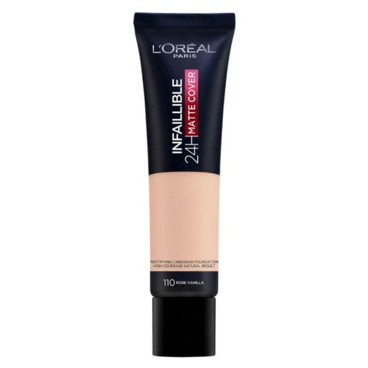 L'Oreal Infallible 24Hr Matte Cover Foundation – Full Coverage, Matte Perfection