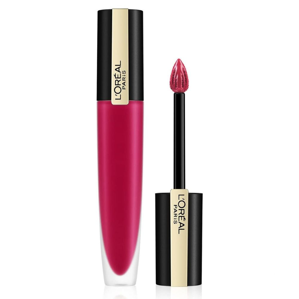 L'Oreal Rouge Signature Matte Lipstick 114 I Represent – Bold, Confident Matte