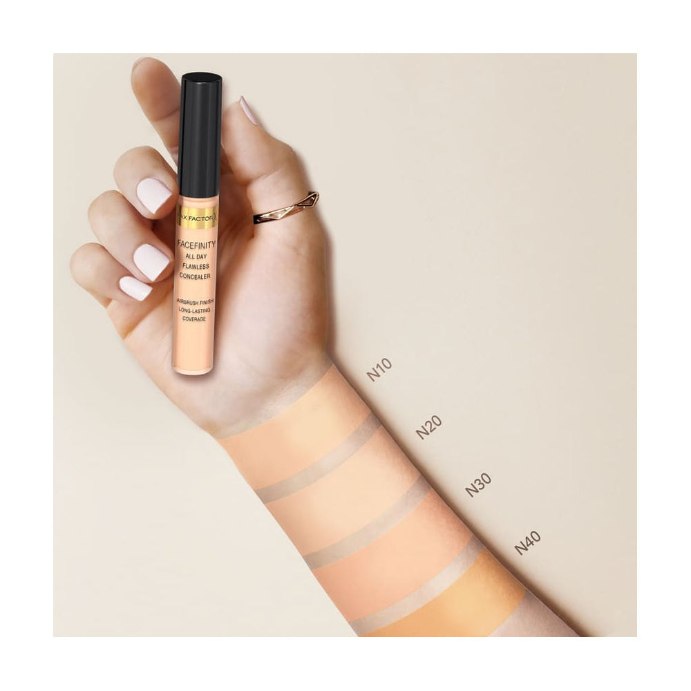 Max Factor Facefinity All Day Flawless Concealer 10 Fair – Long-Wear Full Coverage