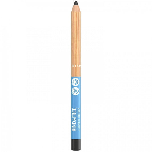 Rimmel Kind & Free Clean Eye Definer Pencil Eyeliner 001 Pitch