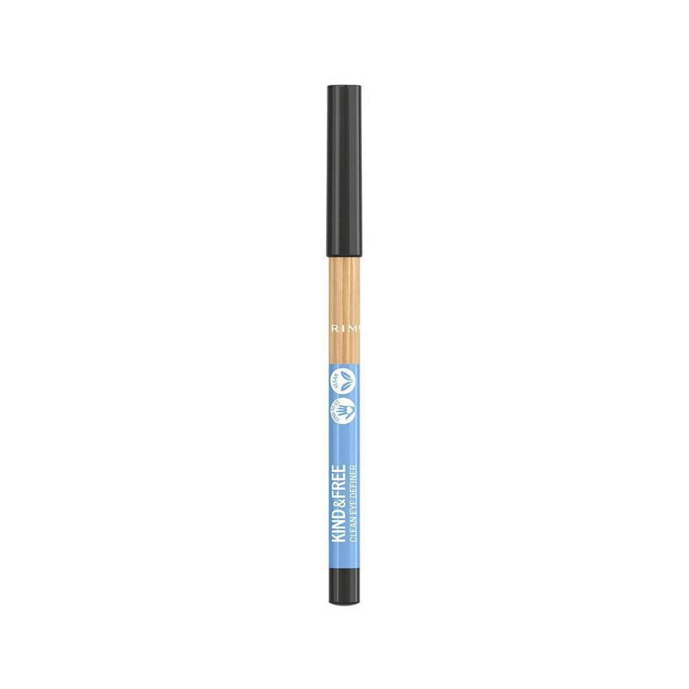 Rimmel Kind & Free Clean Eye Definer Pencil Eyeliner 001 Pitch