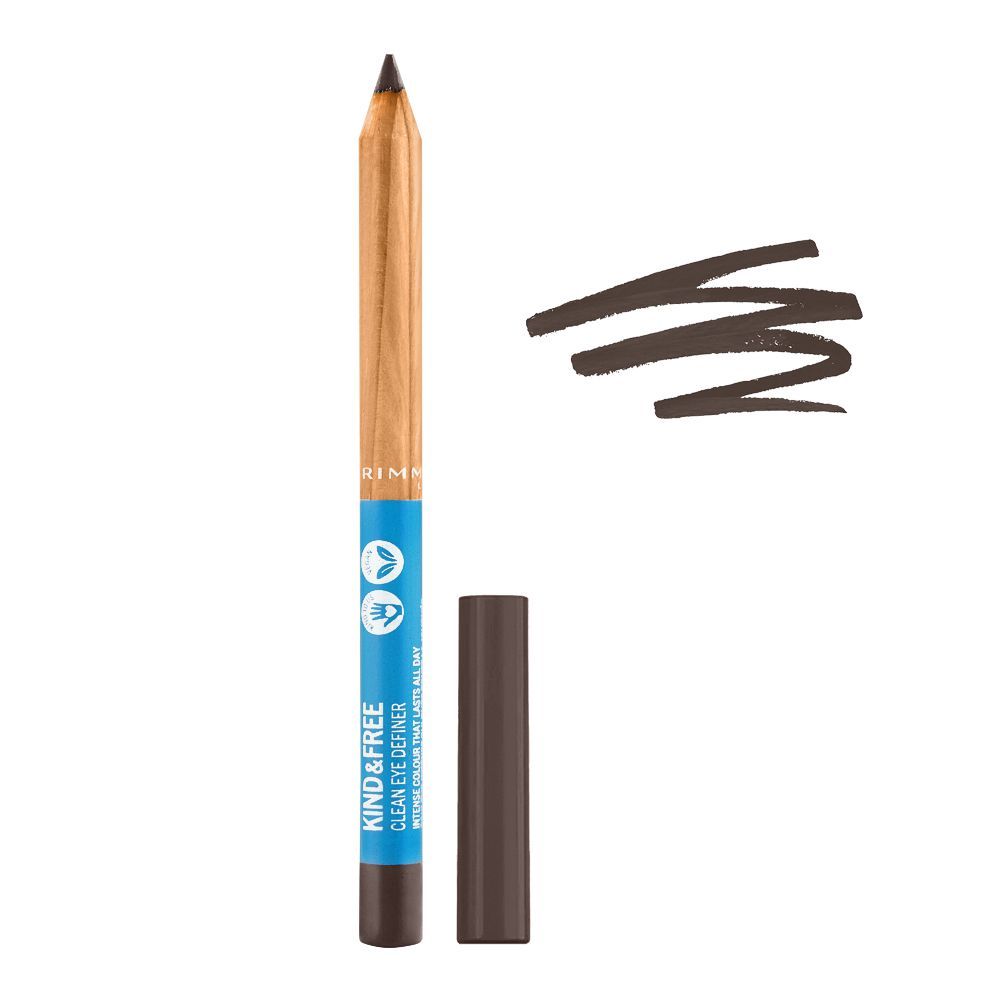 Rimmel Kind & Free Clean Eye Definer Pencil Eyeliner 002 Pecan