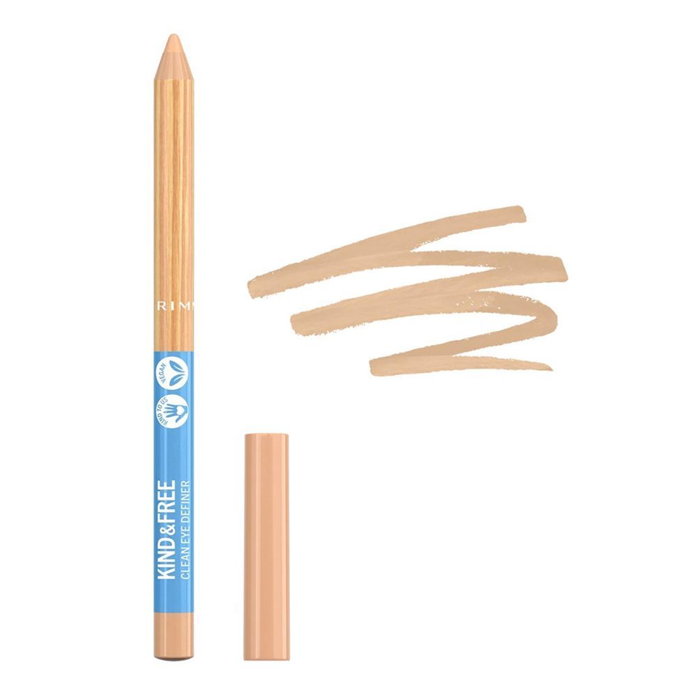 Rimmel Kind & Free Clean Eye Definer Pencil Eyeliner 005 Creamy White