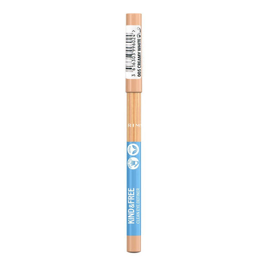 Rimmel Kind & Free Clean Eye Definer Pencil Eyeliner 005 Creamy White