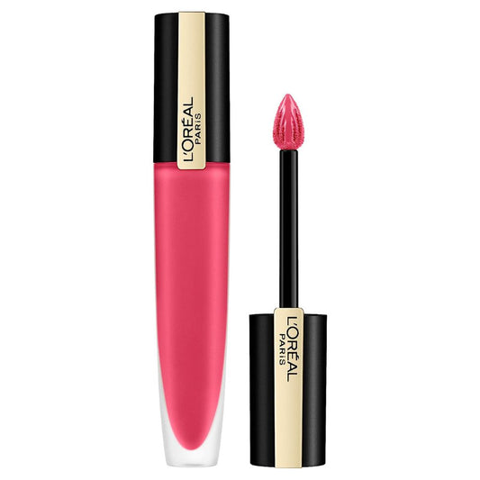 L'Oreal Rouge Signature Matte Lipstick 128 I Decide – Bold, Empowering Matte