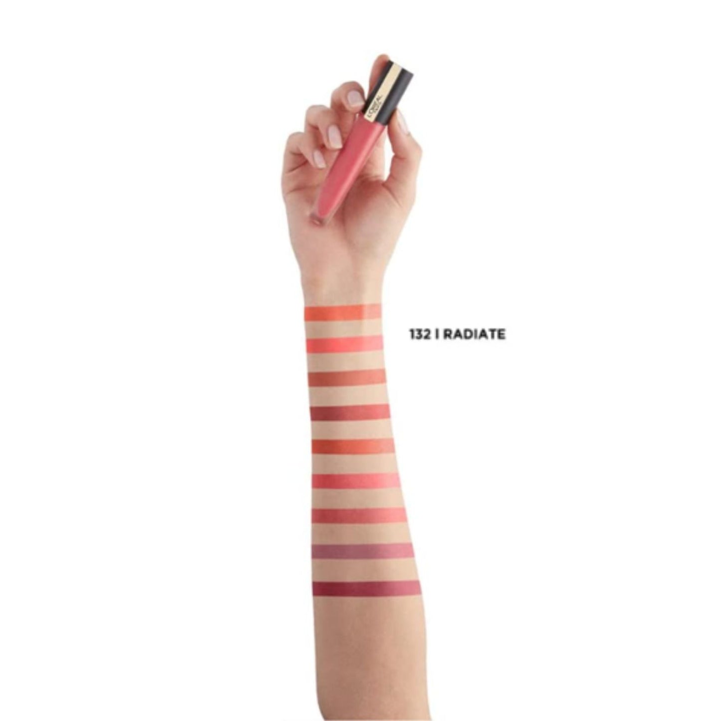 L'Oreal Rouge Signature Matte Liquid Lipstick 132 I Radiate – Vibrant, Weightless Matte