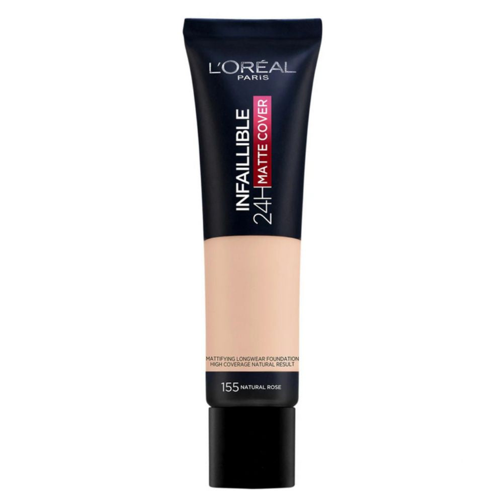 L'Oreal Infallible 24Hr Matte Cover Foundation – Full Coverage, Matte Perfection