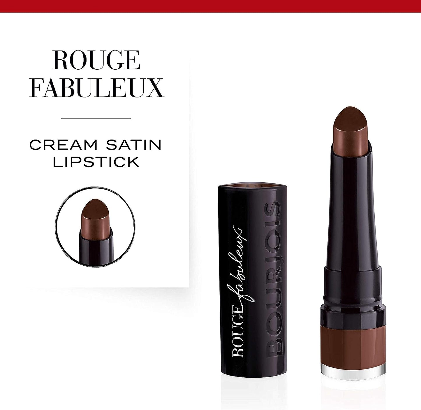 Bourjois Rouge Fabuleux Lipstick 16 Rêve Tonka – Warm, Creamy Perfection