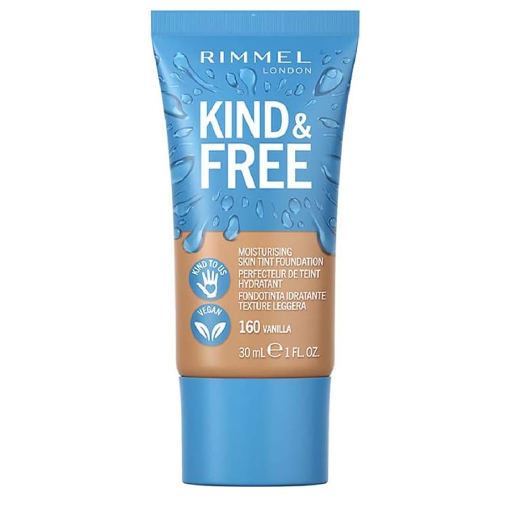 Rimmel Kind & Free Skin Tint Foundation – Lightweight, Natural Glow