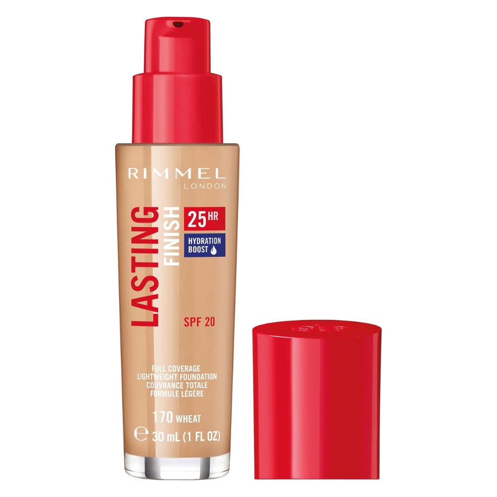 Rimmel Lasting Finish 25H Foundation – Full Coverage, Longwear Comfort