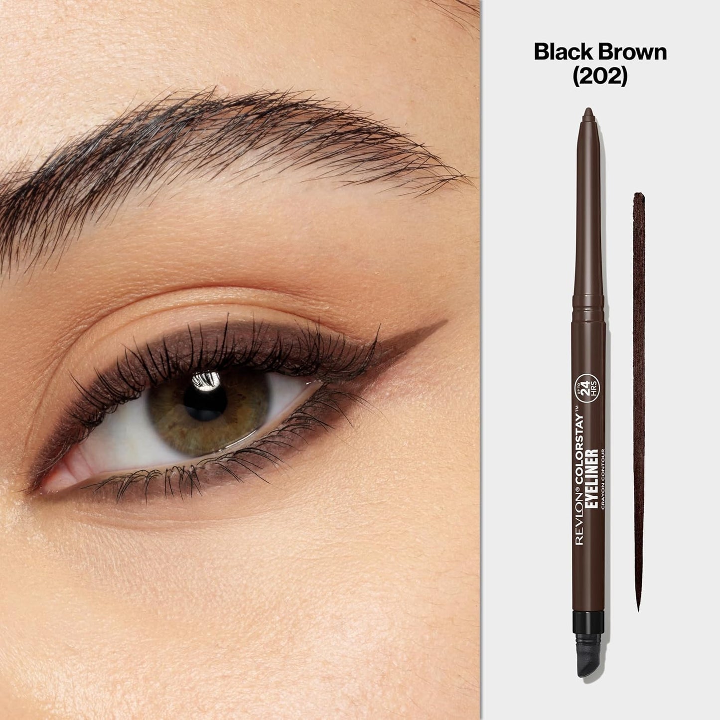 Revlon Colorstay Eyeliner 202 Black Brown – Long-Wear, Precise Definition