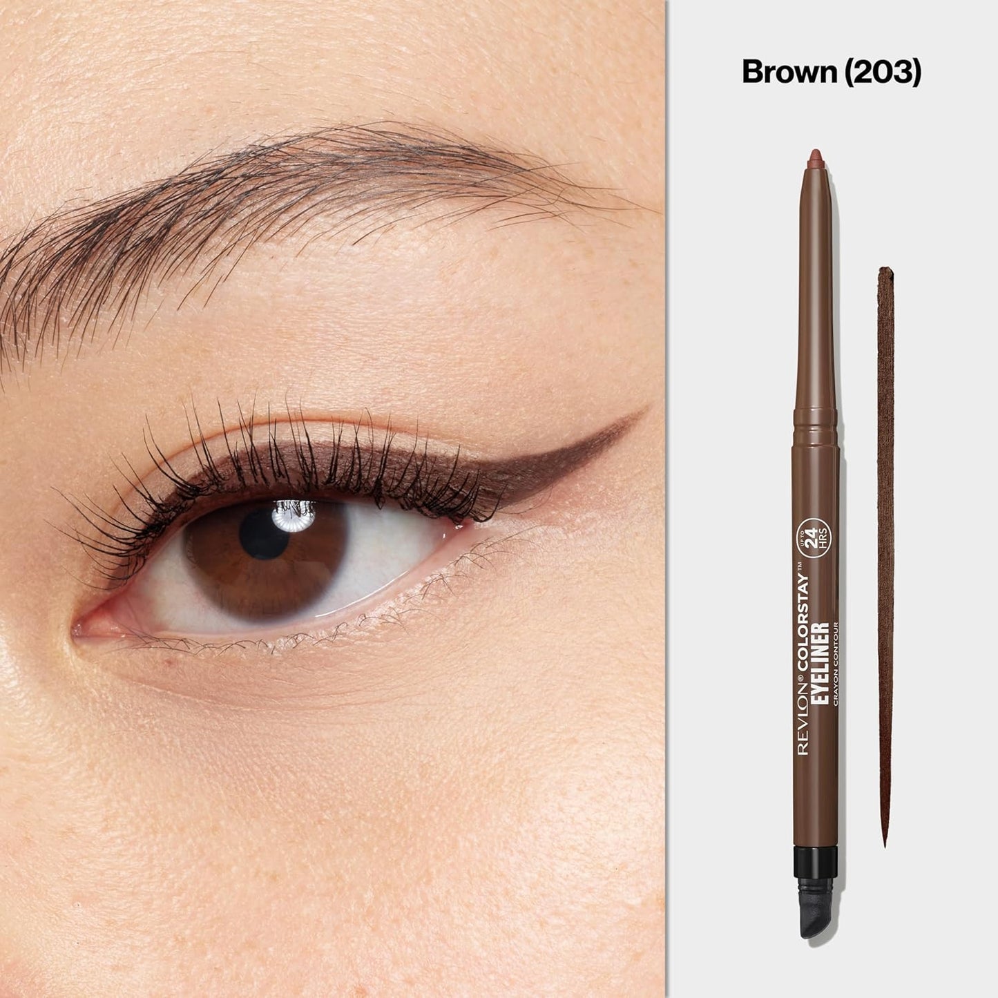 Revlon Colorstay Eyeliner 203 Brown – Long-Wear, Smooth Definition