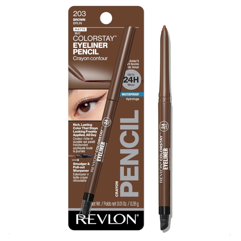 Revlon Colorstay Eyeliner 203 Brown – Long-Wear, Smooth Definition