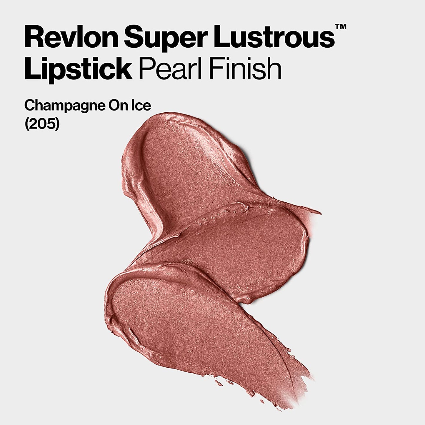 Revlon Super Lustrous Lipstick 205 Champagne on Ice – Soft Nude Shimmer Finish