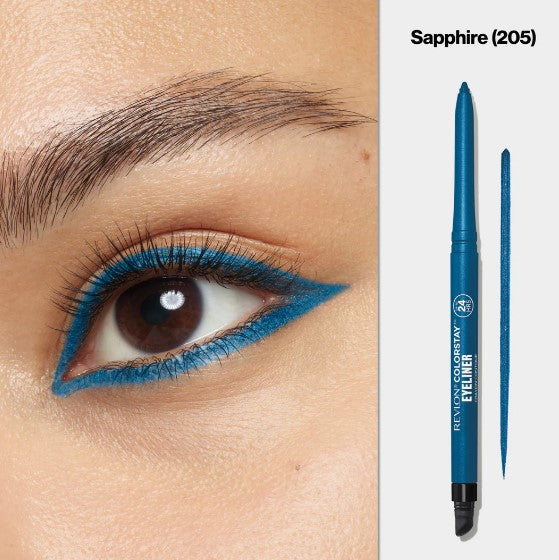 Revlon ColorStay Eyeliner 205 Sapphire – Vibrant Blue, 24H Smudge-Proof