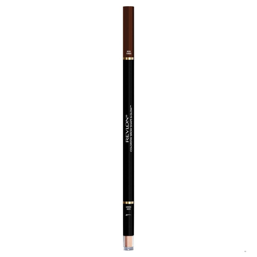 RRevlon ColorStay Shape and Glow Eyebrow Marker 260 Dark Brown – Bold, Lasting Definition