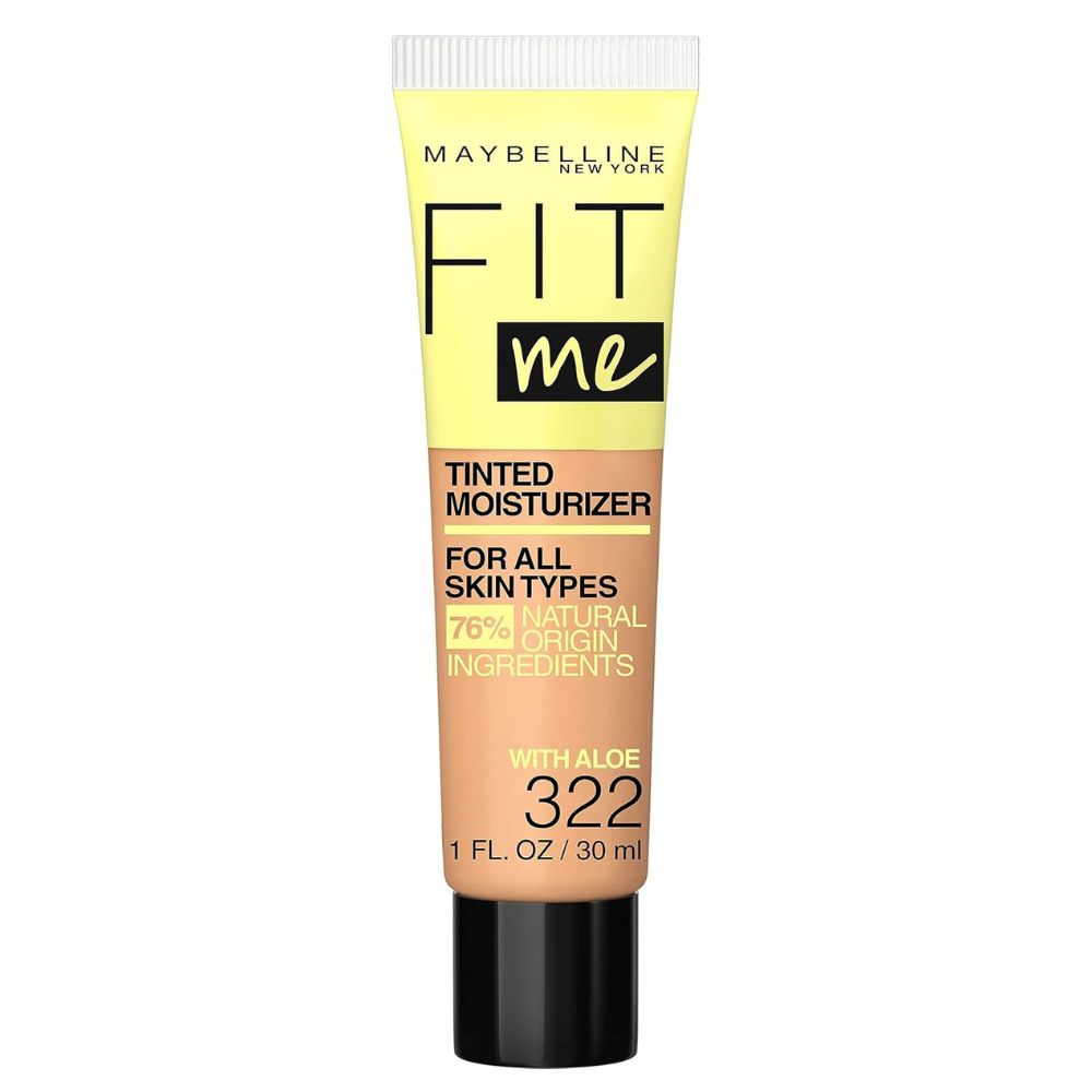 Maybelline Fit Me Tinted Moisturizer – Natural Finish, Hydrating Coverage