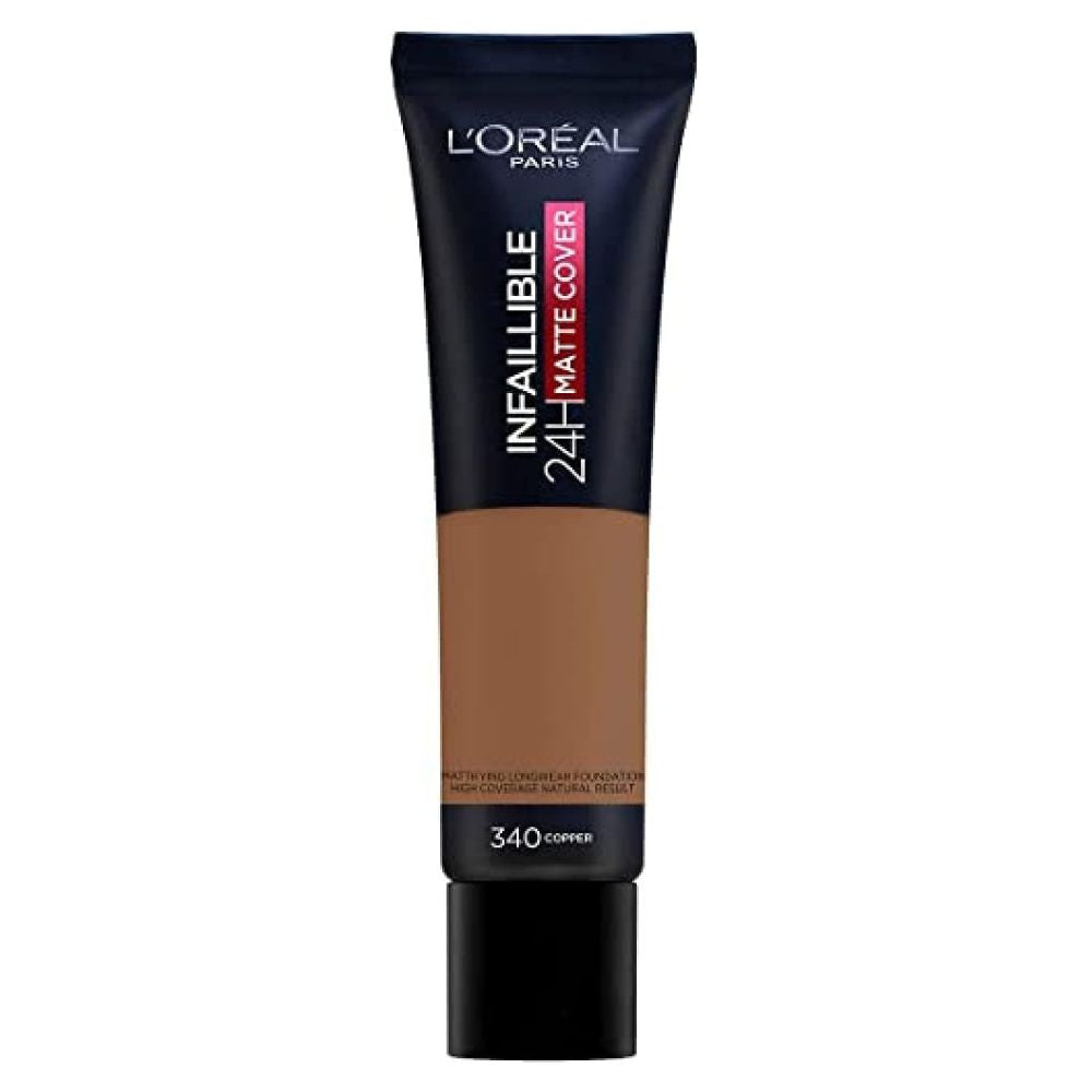 L'Oreal Infallible 24Hr Matte Cover Foundation – Full Coverage, Matte Perfection