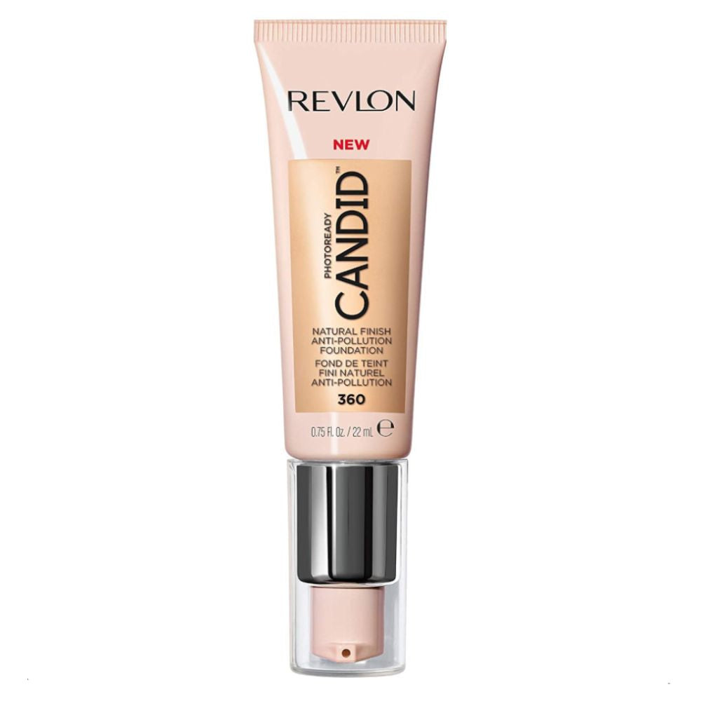 Revlon PhotoReady Candid Natural Finish Foundation 360 Cashew – Lightweight, Radiant Coverage