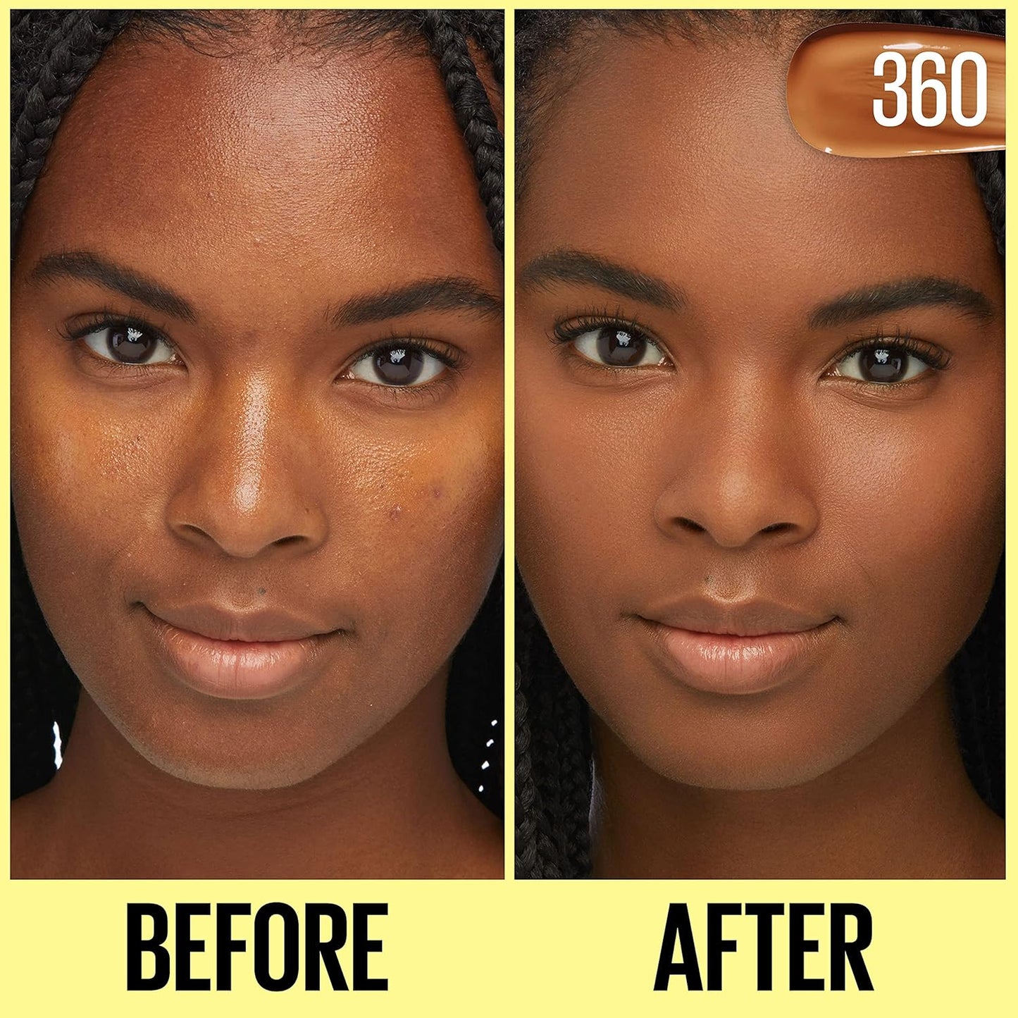 Maybelline Fit Me Tinted Moisturizer – Natural Finish, Hydrating Coverage