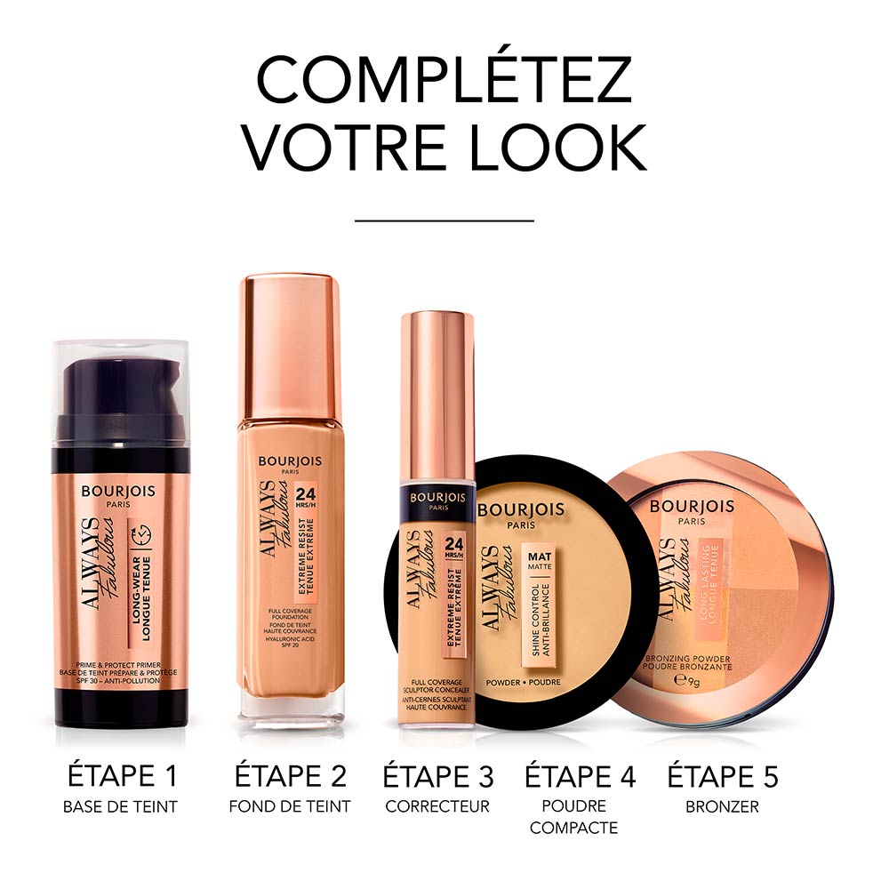 Bourjois Always Fabulous 24H Foundation – 100 Rose Ivory