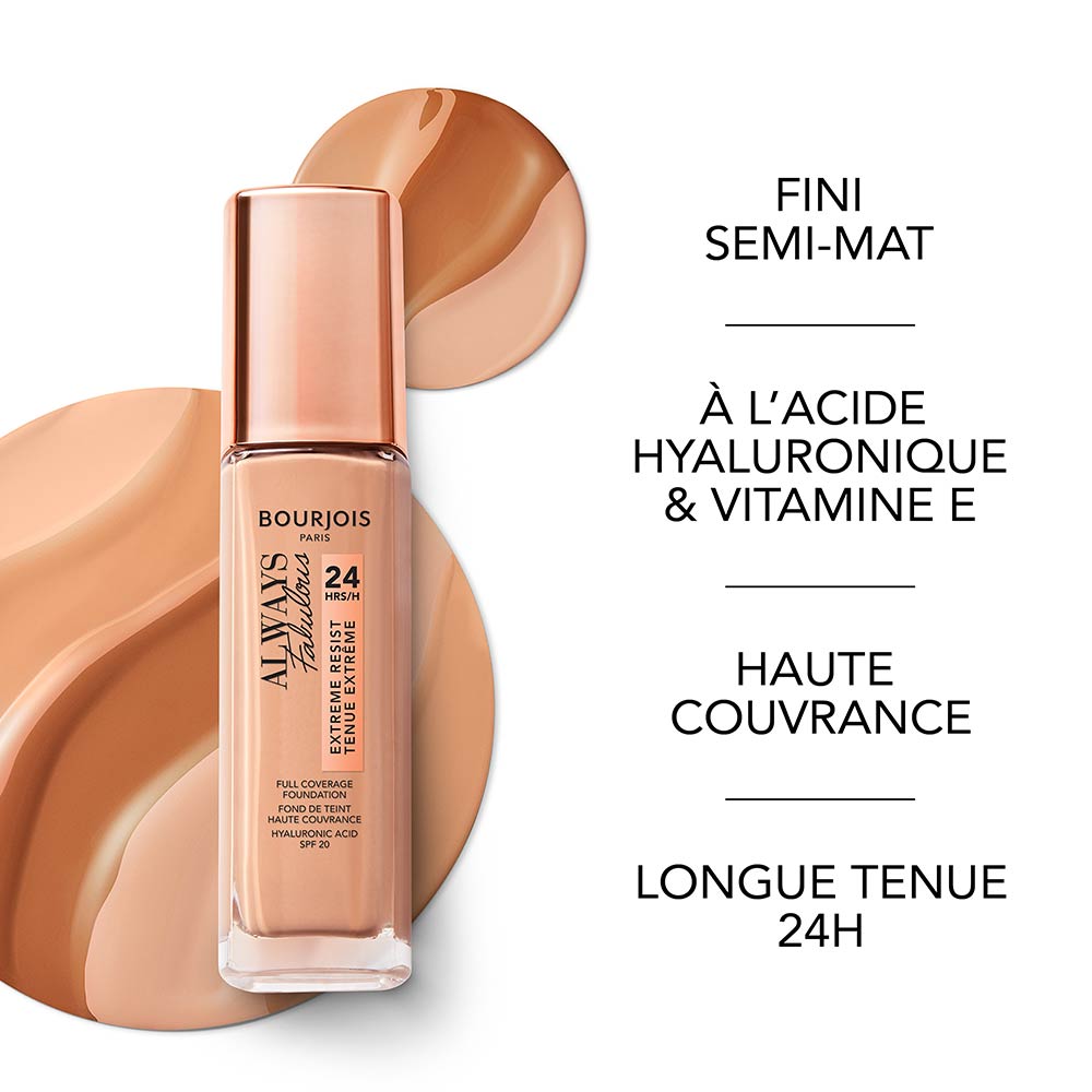 Bourjois Always Fabulous 24H Foundation – 200 Rose Vanilla