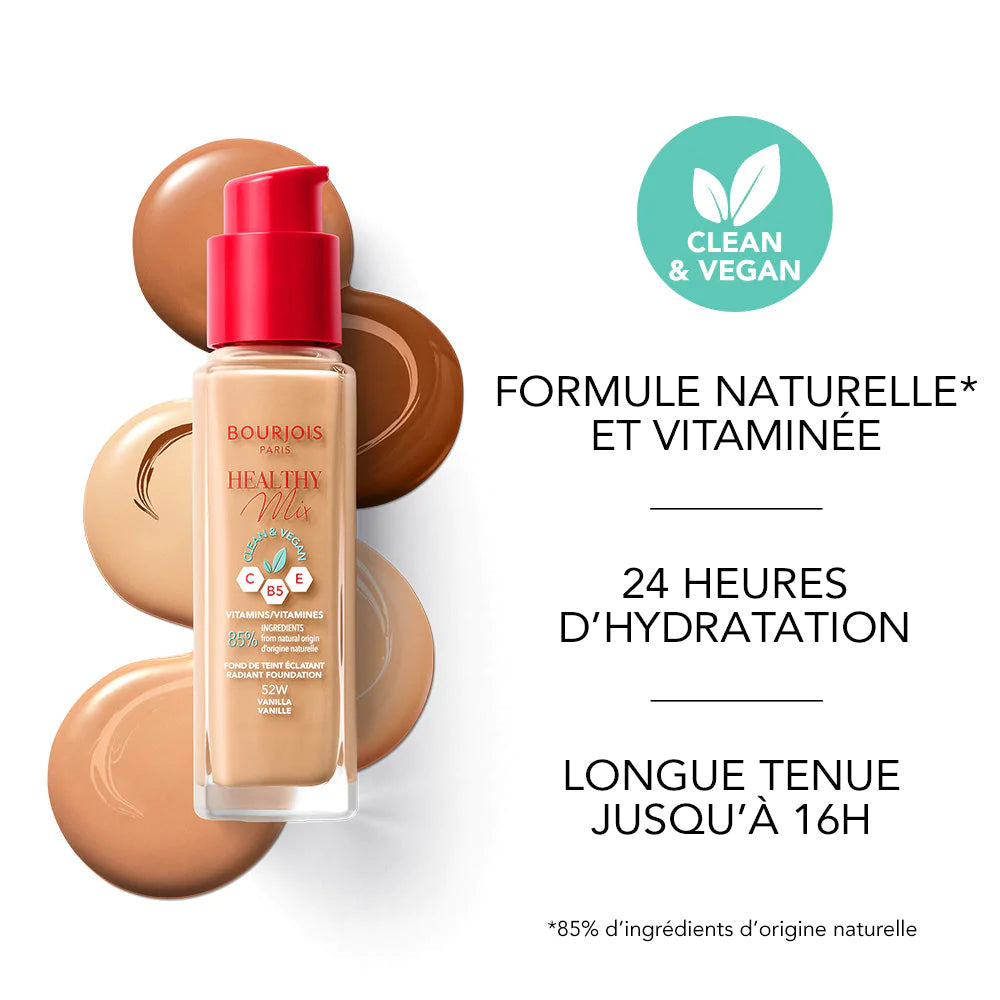 Bourjois Healthy Mix Foundation – 52.5C Rose Beige