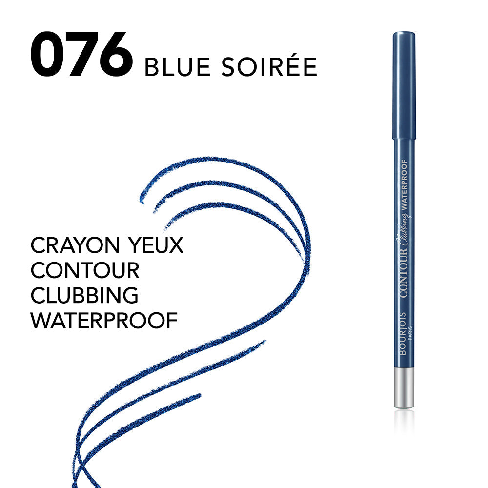 Bourjois Clubbing Waterproof Contour Eyeliner Pencil – 76 Blue Soiree