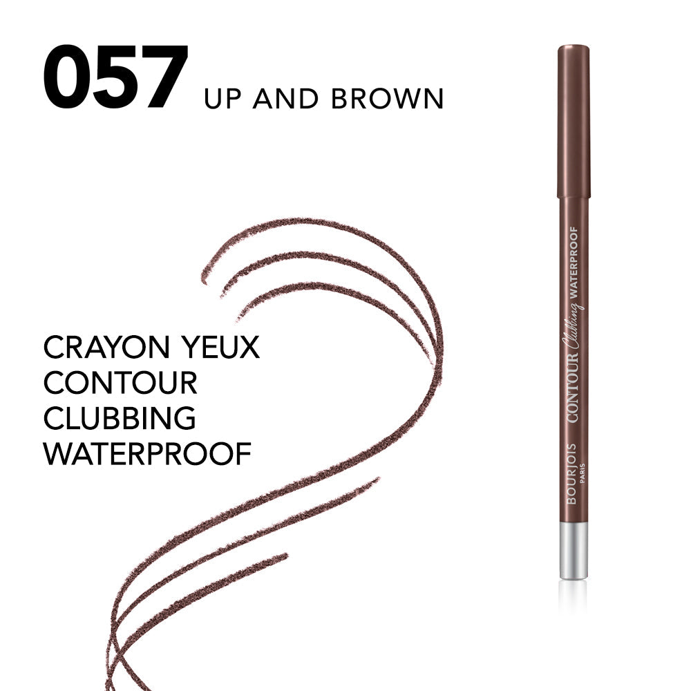 Bourjois Clubbing Waterproof Contour Eyeliner Pencil – 57 Up And Brown