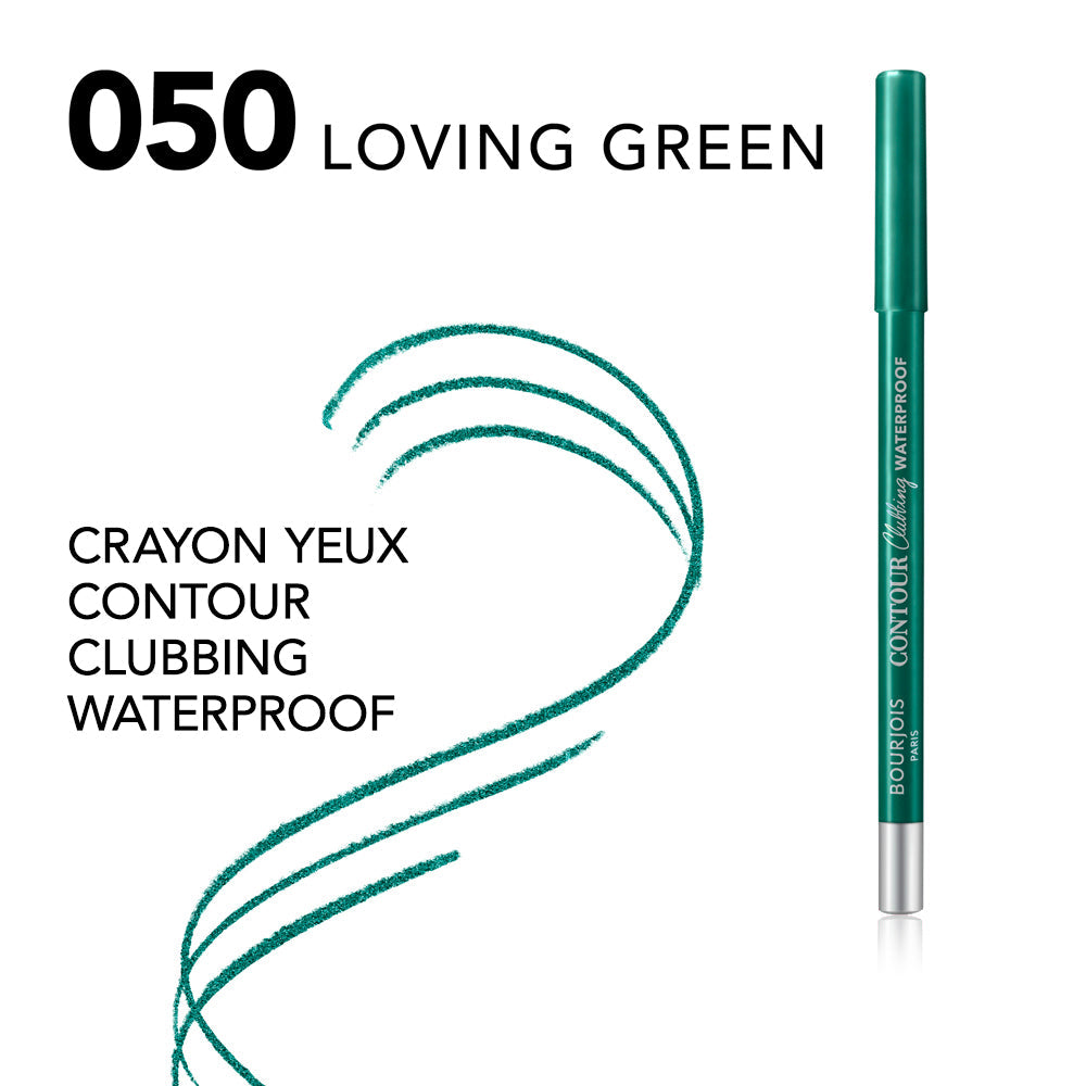 Bourjois Clubbing Waterproof Contour Eyeliner Pencil – 50 Loving Green