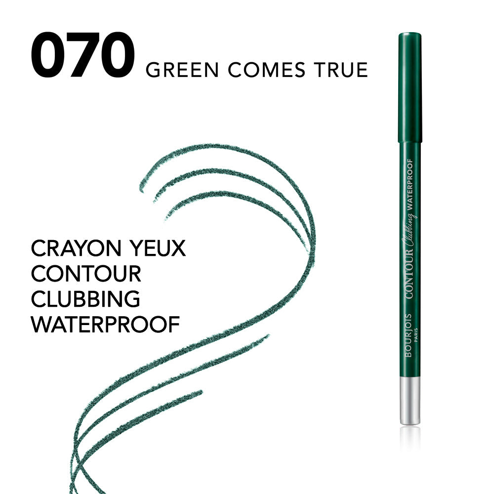 Bourjois Clubbing Waterproof Contour Eyeliner Pencil – 70 Green Comes True