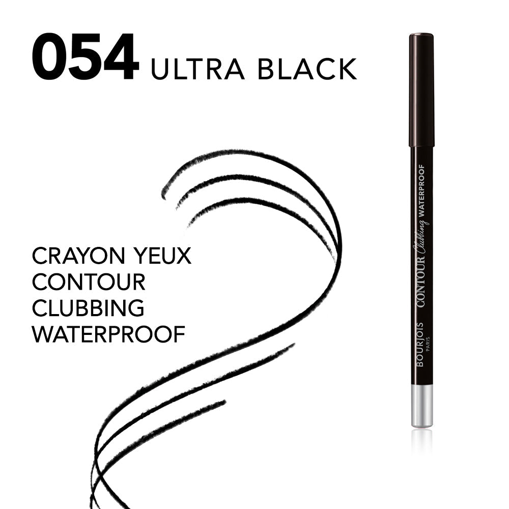 Bourjois Clubbing Waterproof Contour Eyeliner Pencil – 54 Ultra Black