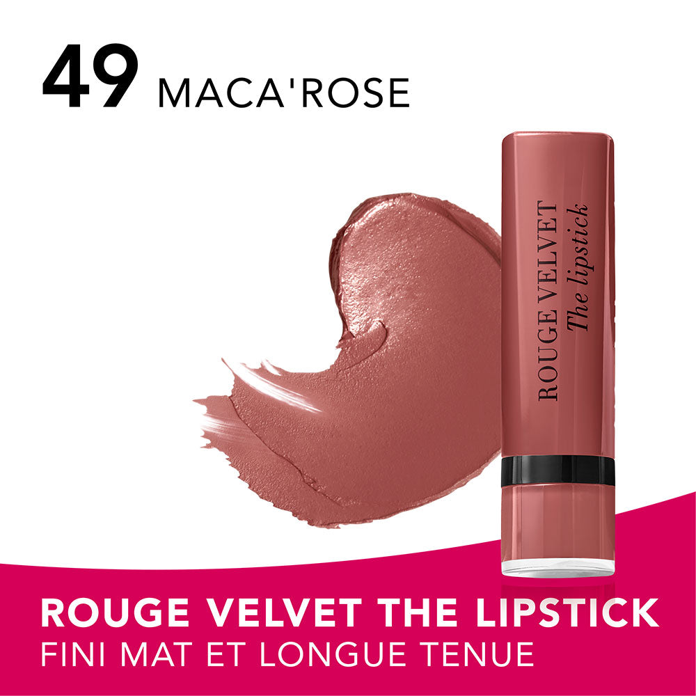 Bourjois Rouge Velvet The Lipstick – 49 Maca'rose