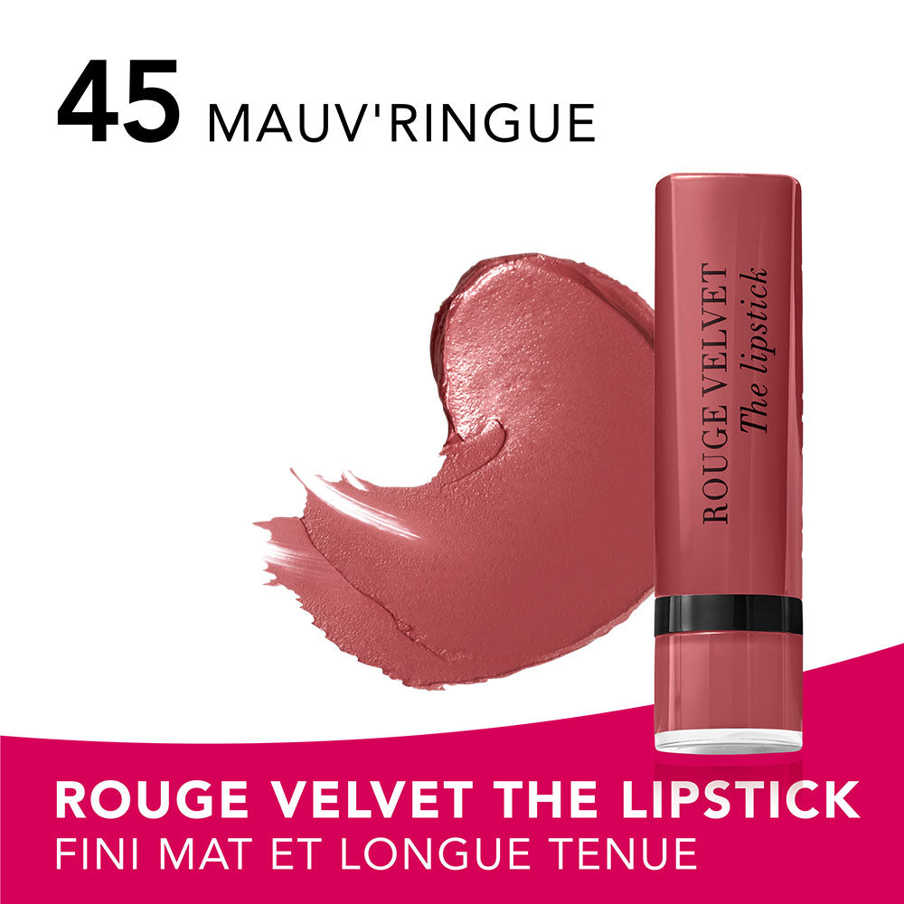 Bourjois Rouge Velvet The Lipstick – 45 Mauv'ringue