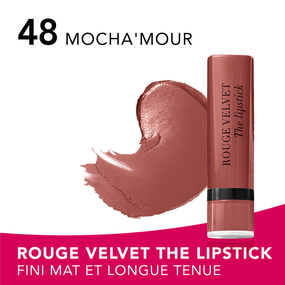 Bourjois Rouge Velvet The Lipstick – 48 Mocha'mour