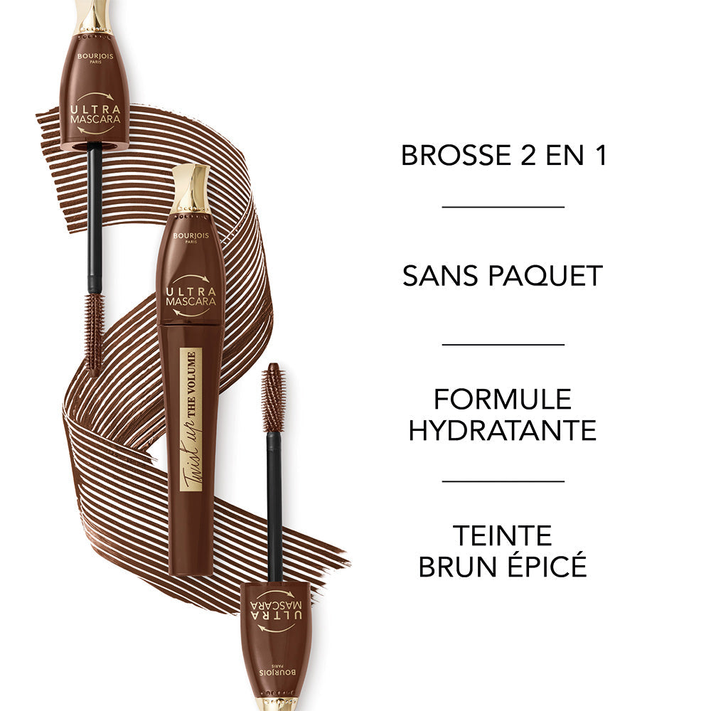 Bourjois Twist Up The Volume Mascara – Ultra Brown 002