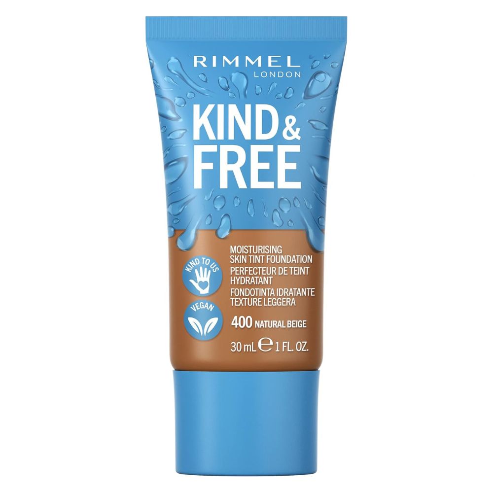 Rimmel Kind & Free Skin Tint Foundation – Lightweight, Natural Glow