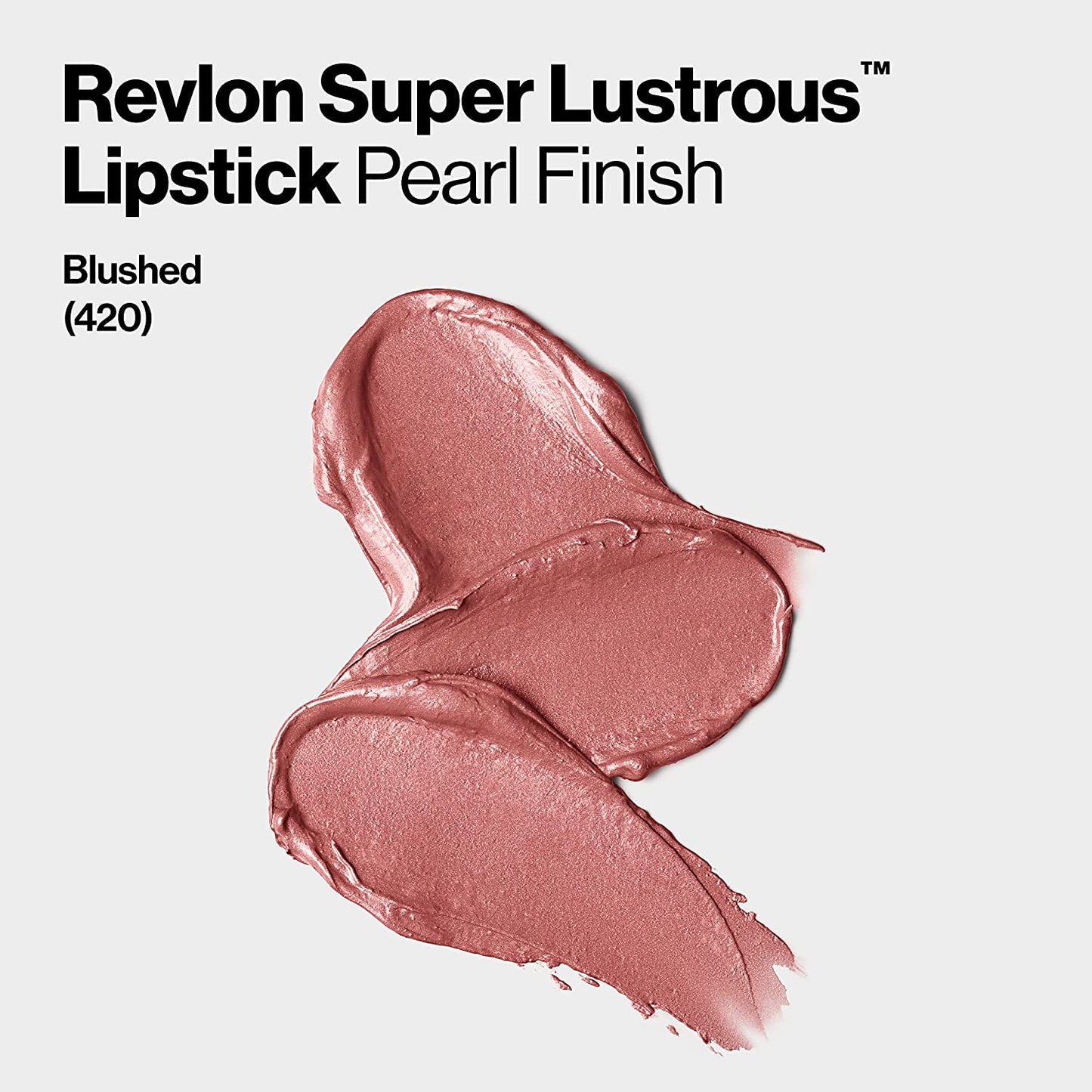 Revlon Super Lustrous Lipstick 420 Blushed – Soft Pink Satin Finish