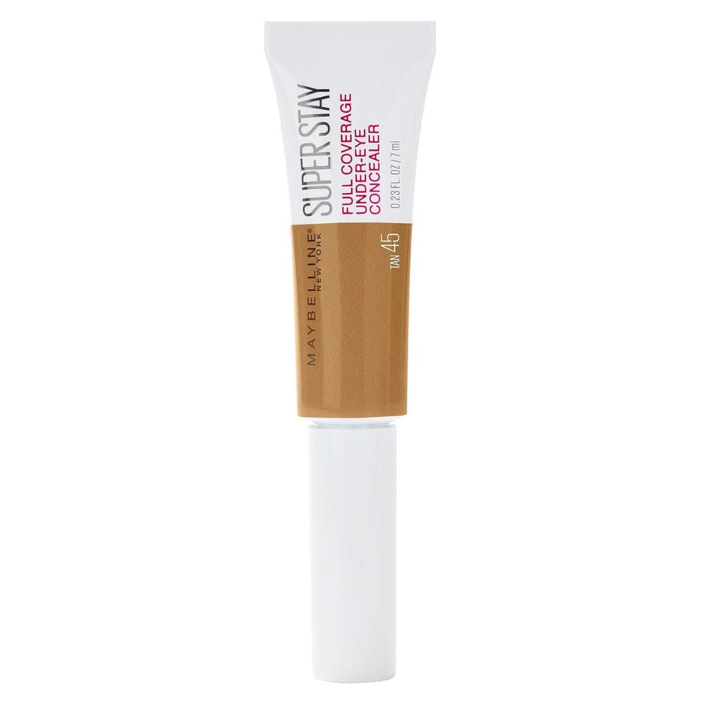 Maybelline SuperStay Full Coverage Under Eye Concealer 45 Tan – Long-Lasting