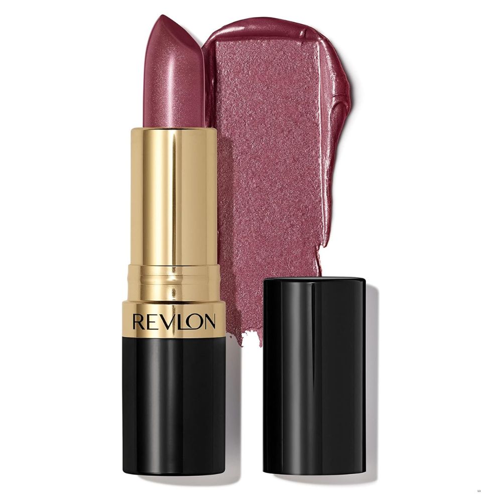 Revlon Super Lustrous Lipstick 467 Plum Baby – Lustrous, Hydrating Plum Finish