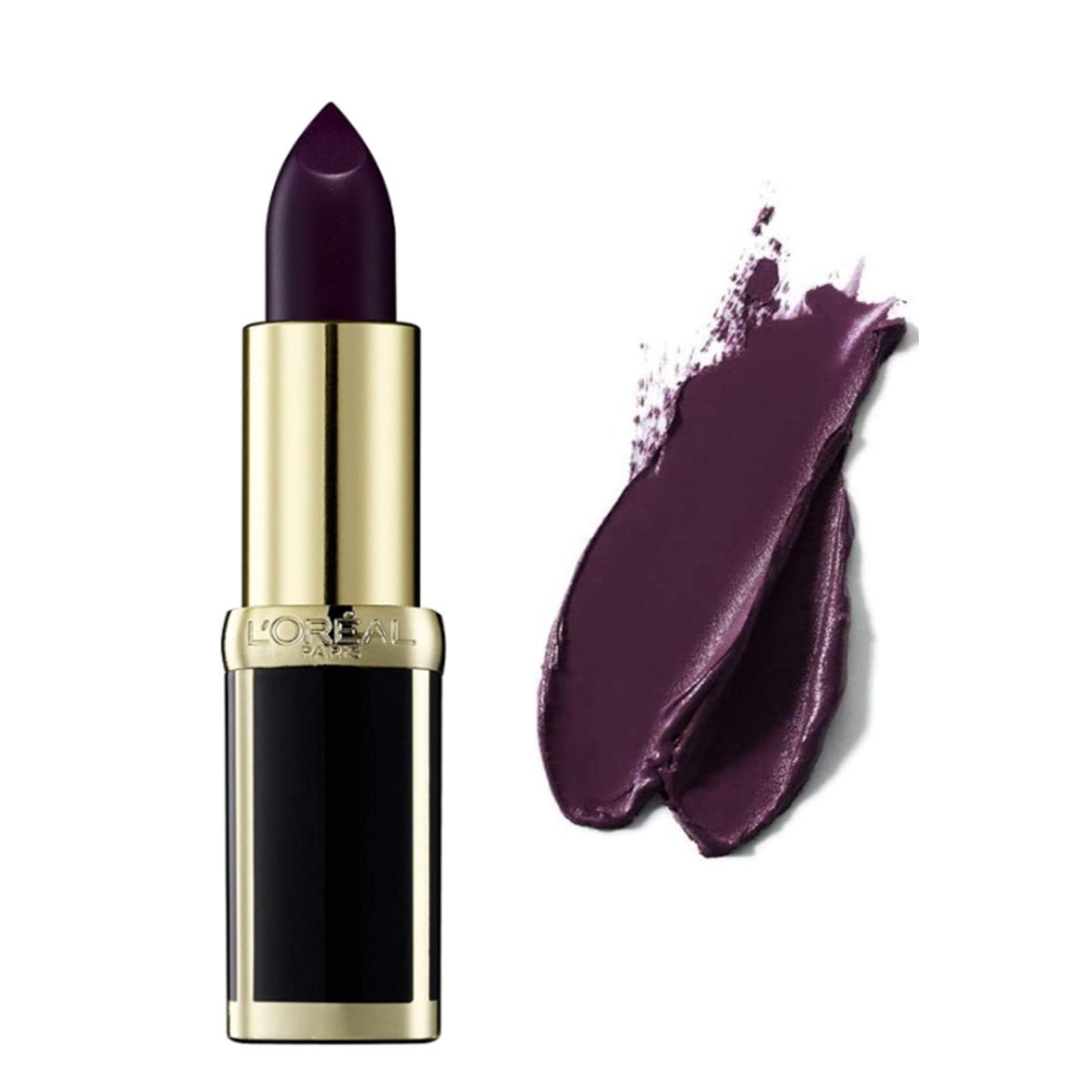 L'Oreal Color Riche Balmain Lipstick 468 Liberation – Bold Purple Matte Finish