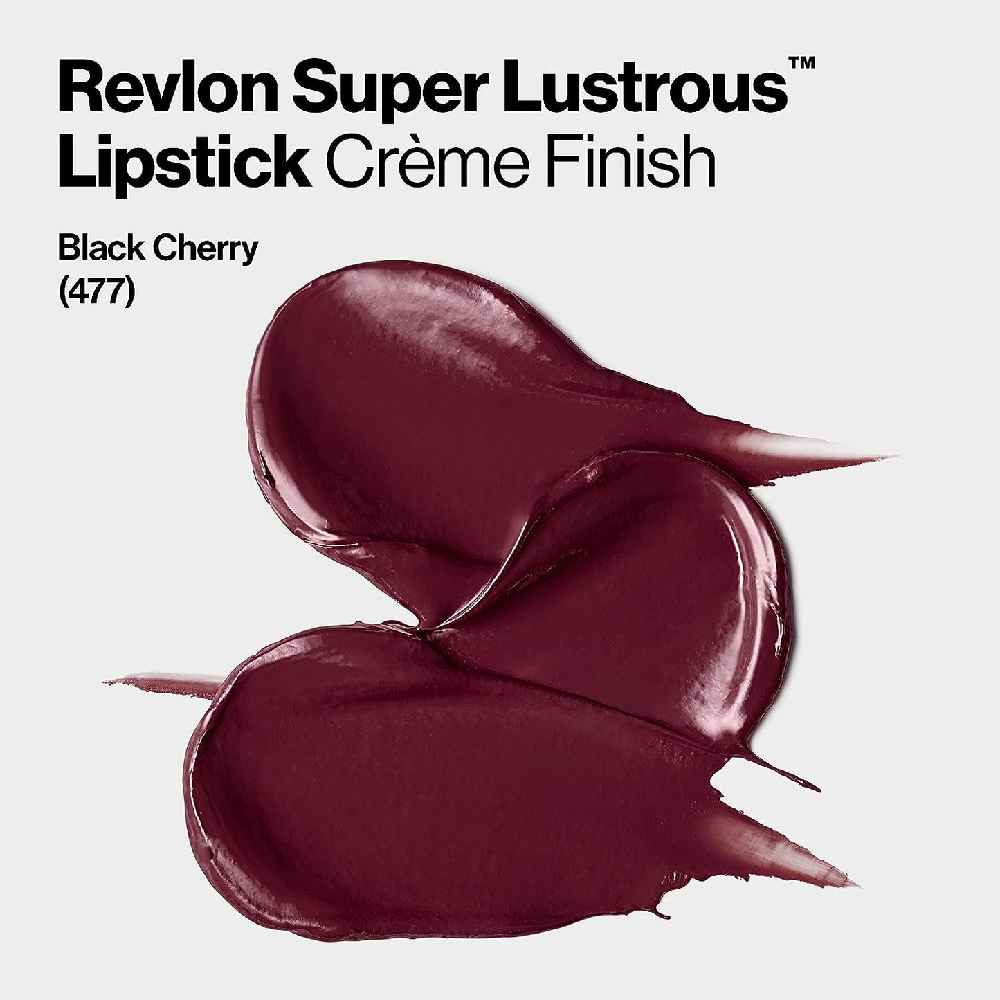 Revlon Super Lustrous Lipstick 477 Black Cherry – Deep, Bold Red