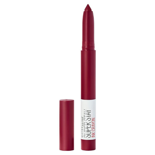 Maybelline SuperStay Ink Crayon Lipstick 55 Make It Happen – Bold, Matte Finish