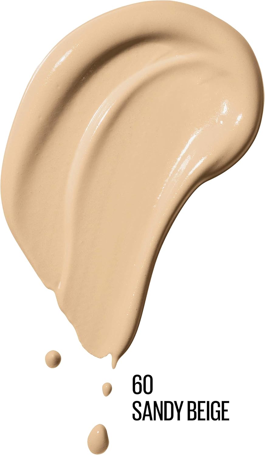 Maybelline Dream Radiant Liquid Hydrating Foundation 60 Sandy Beige – Glowy, Hydrating Finish