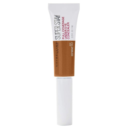 Maybelline SuperStay Full Coverage Under Eye Concealer 65 Deep Bronze – Long-Lasting