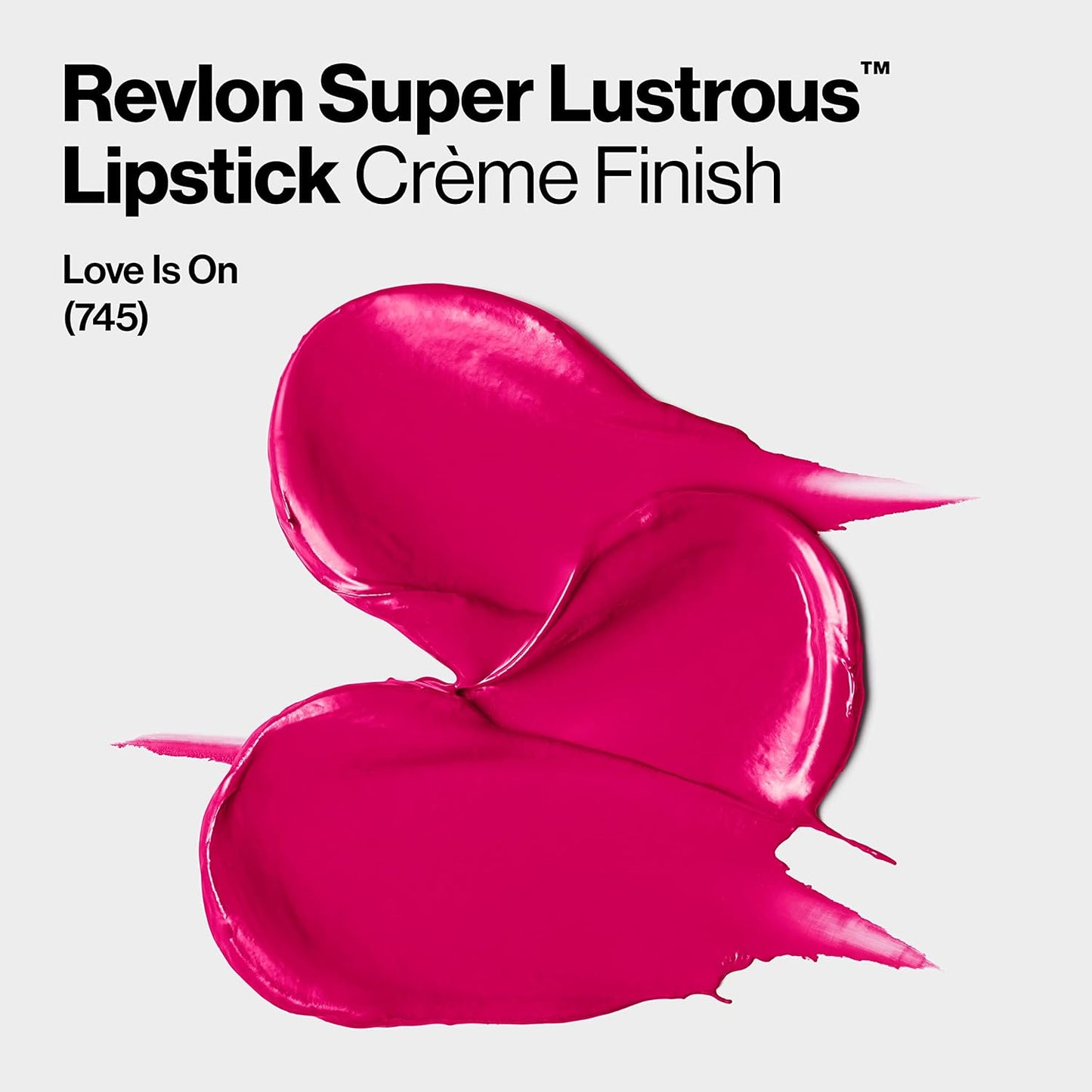 Revlon Super Lustrous Lipstick 745 Love Is On – Bold, Romantic Red Finish