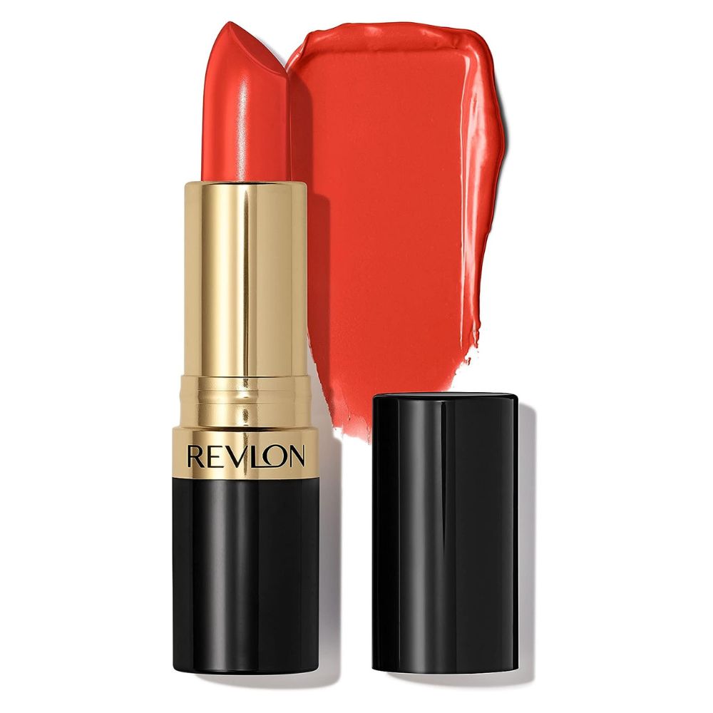 Revlon Super Lustrous Lipstick 750 Kiss Me Coral – Vibrant, Creamy Finish